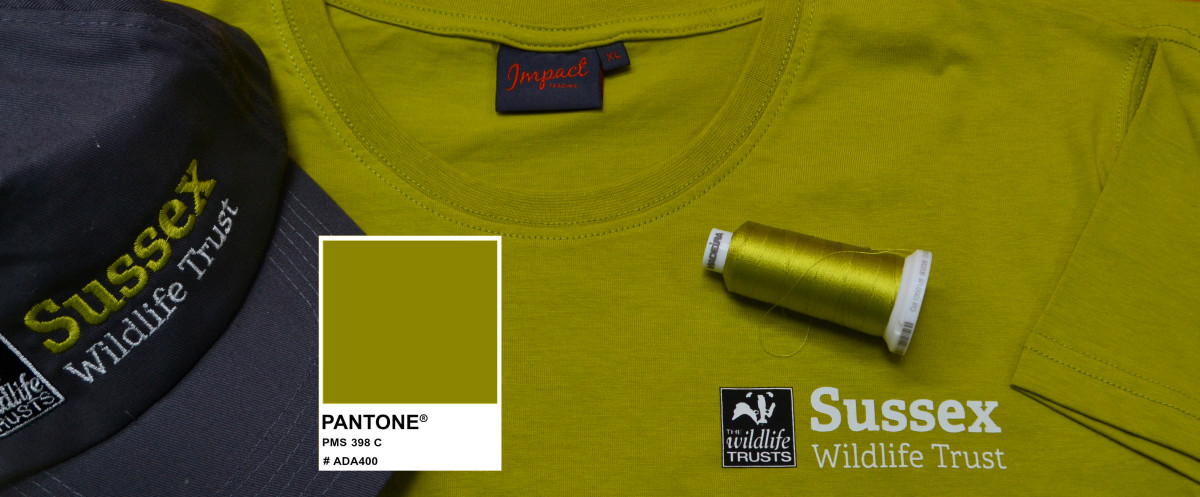 Pantone matched organic T Shirts