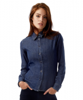 Womens Cotton Denim Blouse - Vision Womens Cotton Denim Blouse - Vision