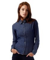 Womens Cotton Denim Blouse - Vision