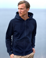 Fairtrade and Organic Mens Hoodie with Zip