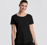 Fairtrade & Organic Womens Roll Sleeve T