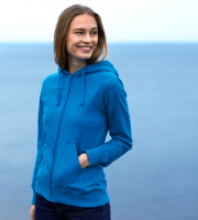 Fairtrade and Organic Ladies Zipped Hoodie