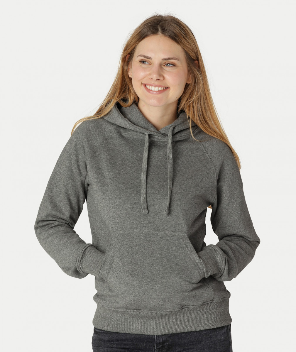 Women's fit Fairtrade and organic overhead hoodie