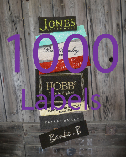 1000 Your Brand Woven Label