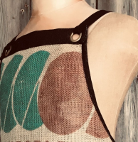 Recycled Coffee Bean Bag Apron - Lined
