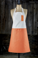 Contrast Bibbed Apron - Organic