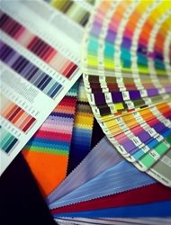 We dye fabric to match your panotone company colours